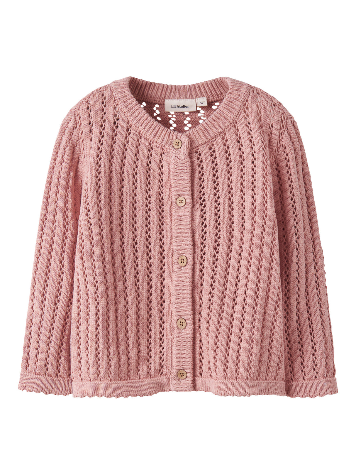 Lil'Atelier Misty Rose Knit Cardigan - 13253603
