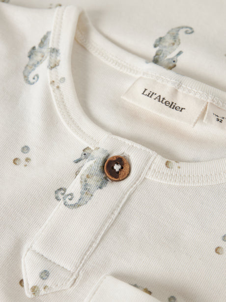 Lil'Atelier Coconut Milk SEAHORSE Top - 13254086