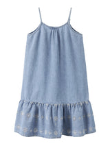 Light Blue Denim ANGLAISE Kjole fra Name it - 13254132