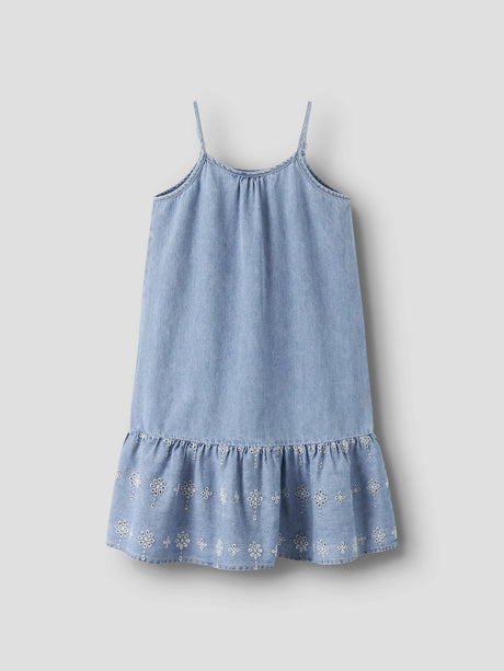 Light Blue Denim ANGLAISE Kjole fra Name it - 13254132