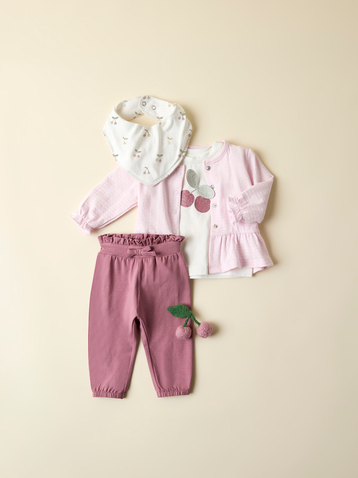 Name it Cradle Pink Scarf Bib - 13254424