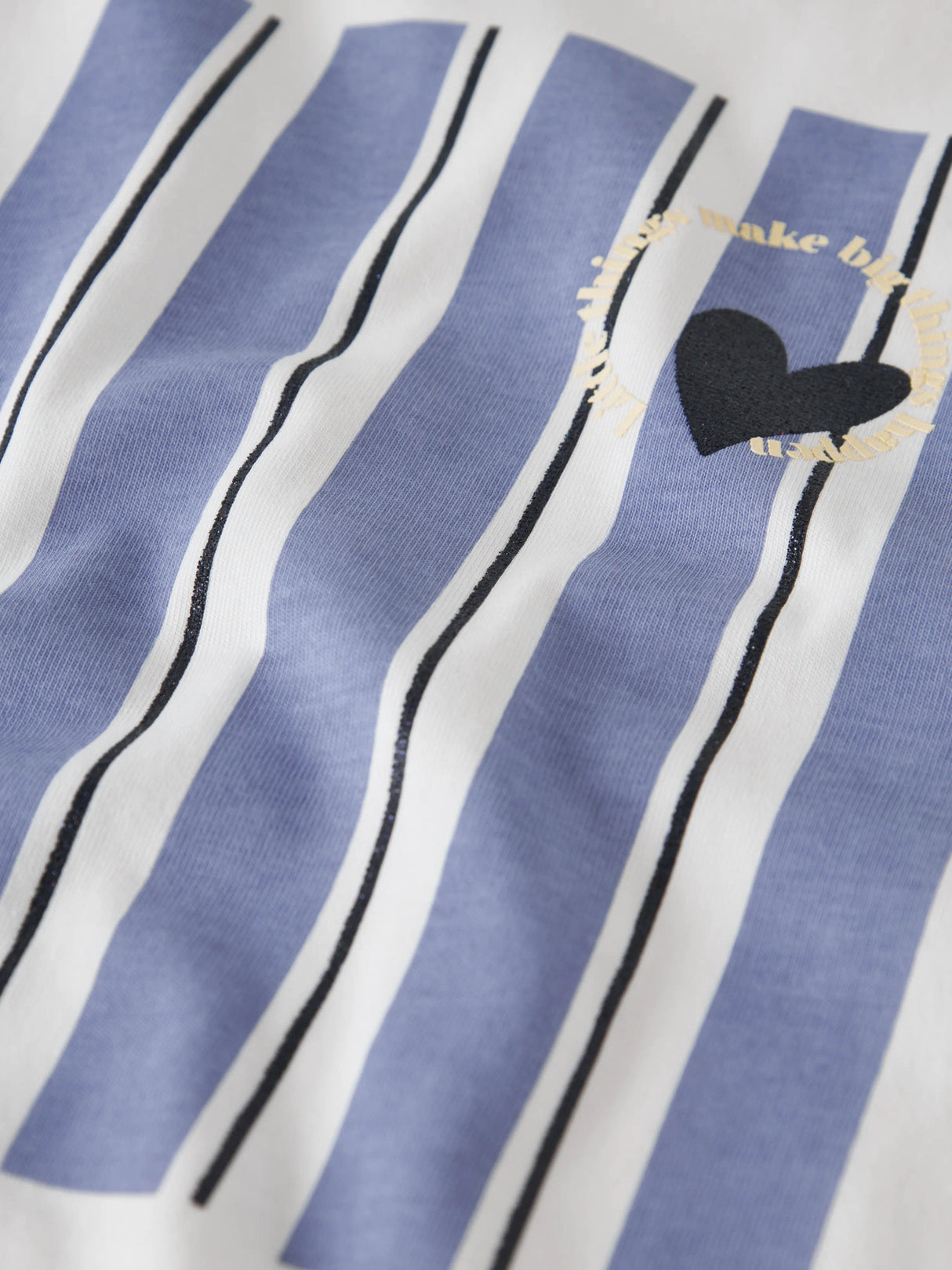 Name it Bright White Purple Impression Stripes T-Shirt - 13254525