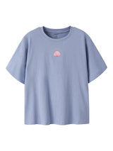 Name it Purple Impression Shell Embroidery T-Shirt - 13254882