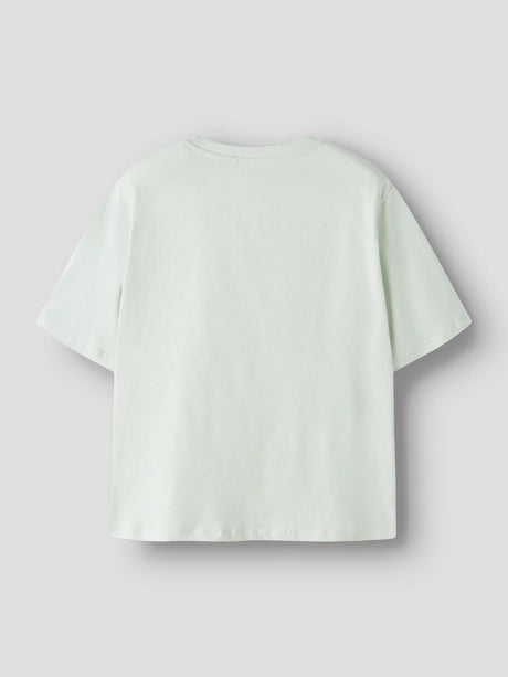Name it Pale Aqua Cherry Embroidery T-Shirt - 13254882