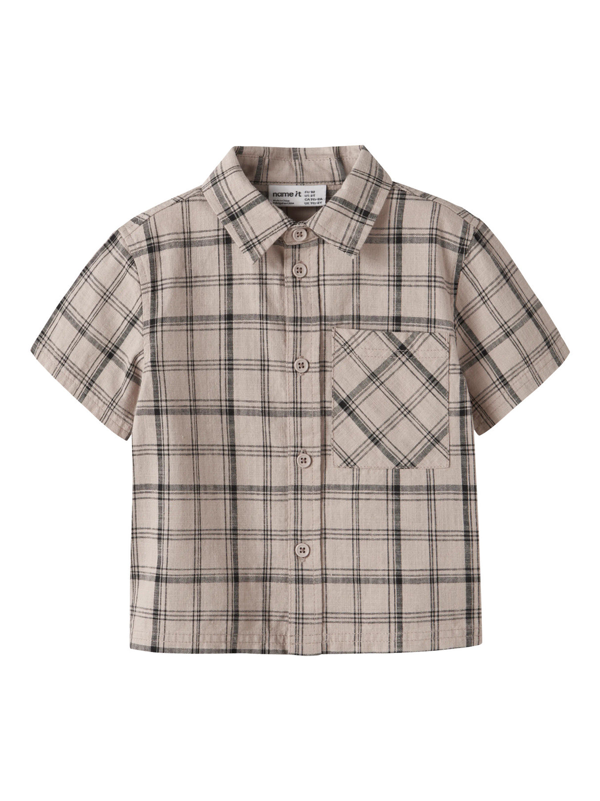 Chateau Gray CHECK Bluse fra Name it - 13255086