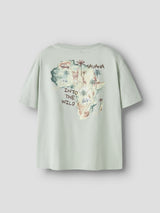 Pale Aqua Bluse fra Name it - 13255383