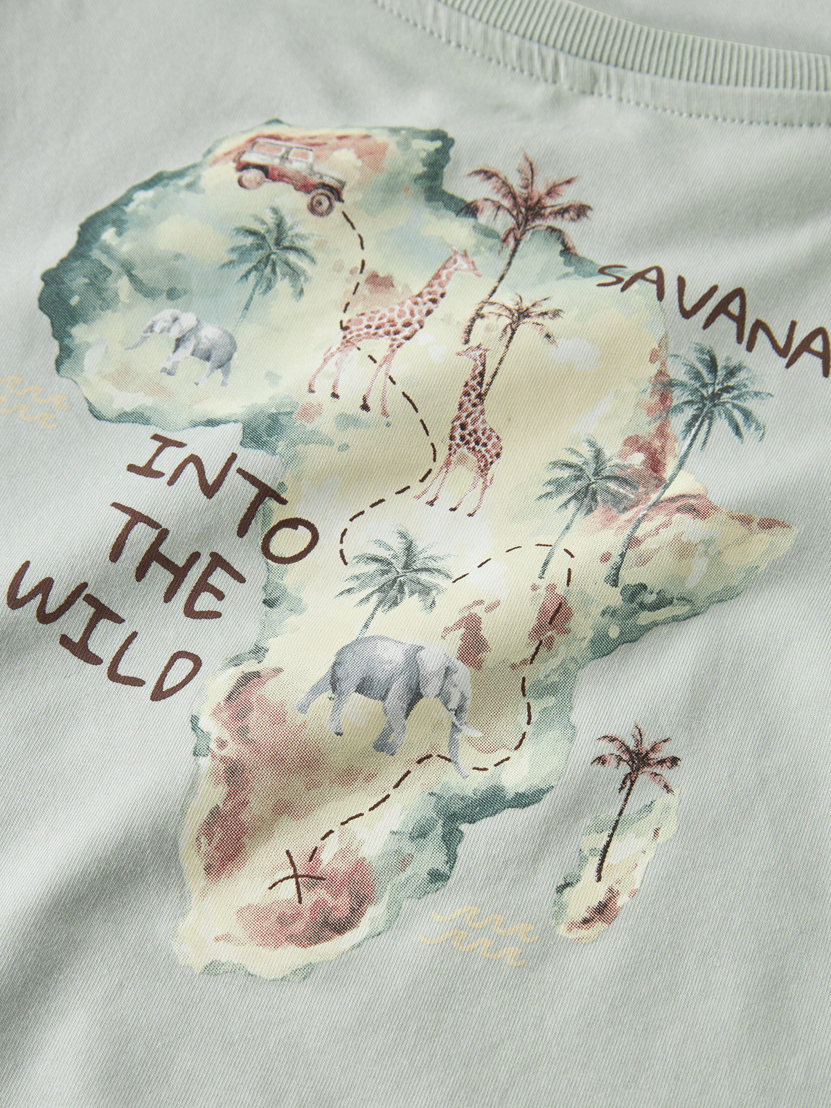 Pale Aqua Bluse fra Name it - 13255383