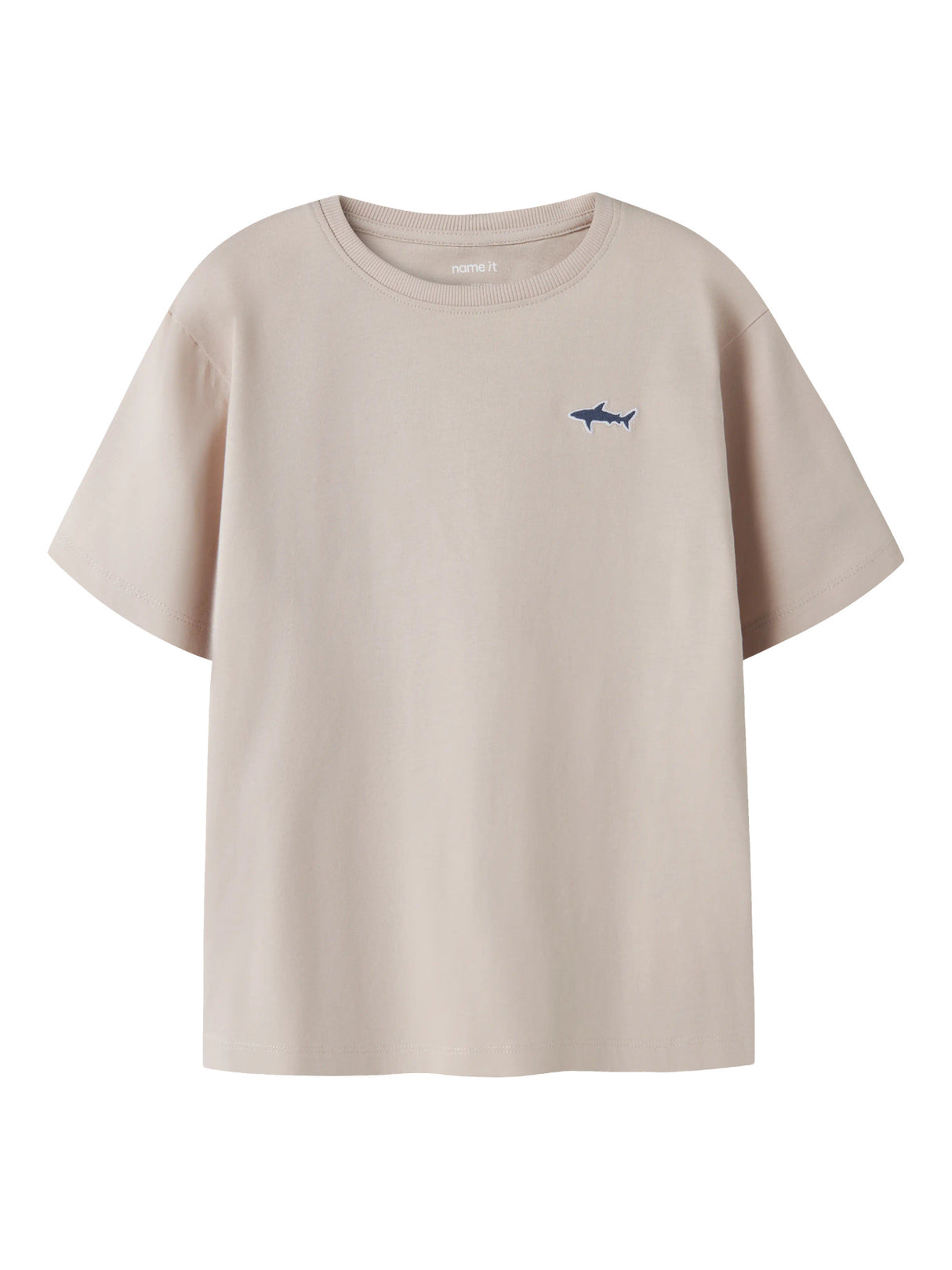 Sans Name it Chateau Gray Shark Embroidery T-Shirt - 13255480