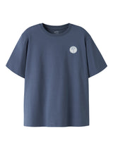 Name it Vintage Indigo Palm Embroidery T-Shirt - 13255480