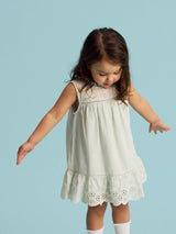 Pale Aqua Kjole fra Name it - 13255544