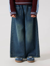 Blå Vintage Medium Blue denim bukser  fra Name it - 13256113