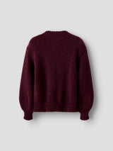 Burgundy Cardigan,Striktrøje fra Name it - 13256149