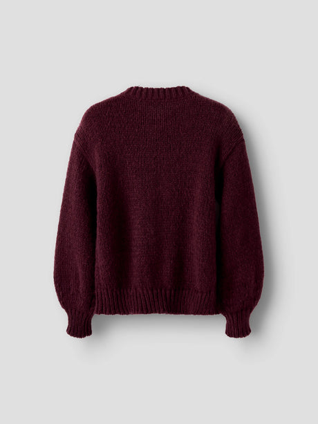 Burgundy Cardigan,Striktrøje fra Name it - 13256149