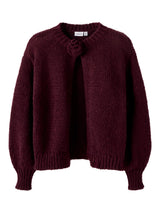 Burgundy Cardigan,Striktrøje fra Name it - 13256149