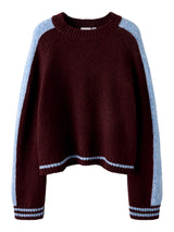 Burgundy Striktrøje fra Name it - 13256152