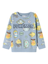 Dusty Blue Sweatshirt Pokemon fra Name it - 13256211