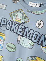 Dusty Blue Sweatshirt Pokemon fra Name it - 13256211