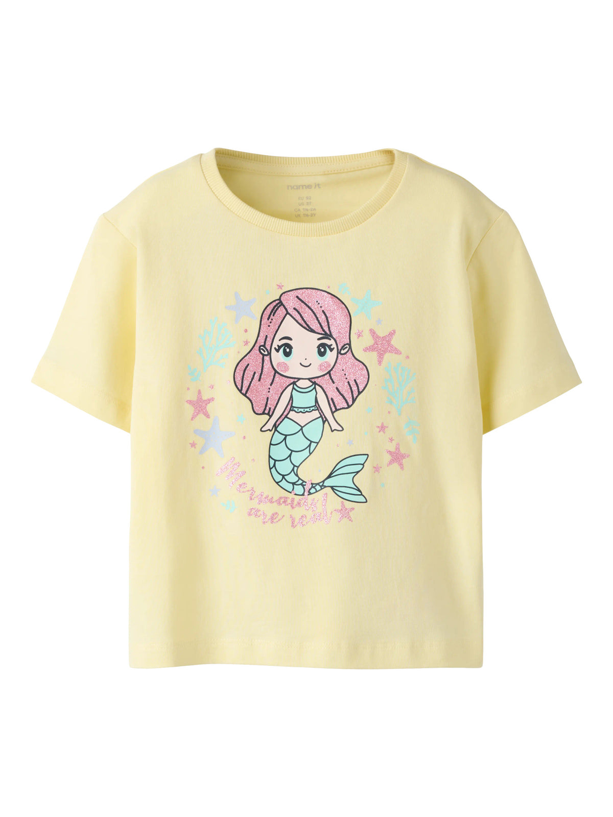 Pastel Yellow Bluse fra Name it - 13256336