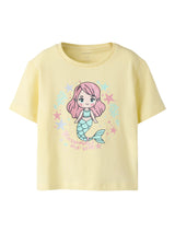 Pastel Yellow Bluse fra Name it - 13256336