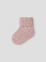Peyote Melange Burnished Lilac+Deco Rose Strømper fra Name it - 13256461