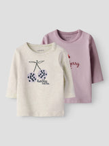 Peyote Melange Dawn Pink Bluser 2 pak. fra Name it - 13256493