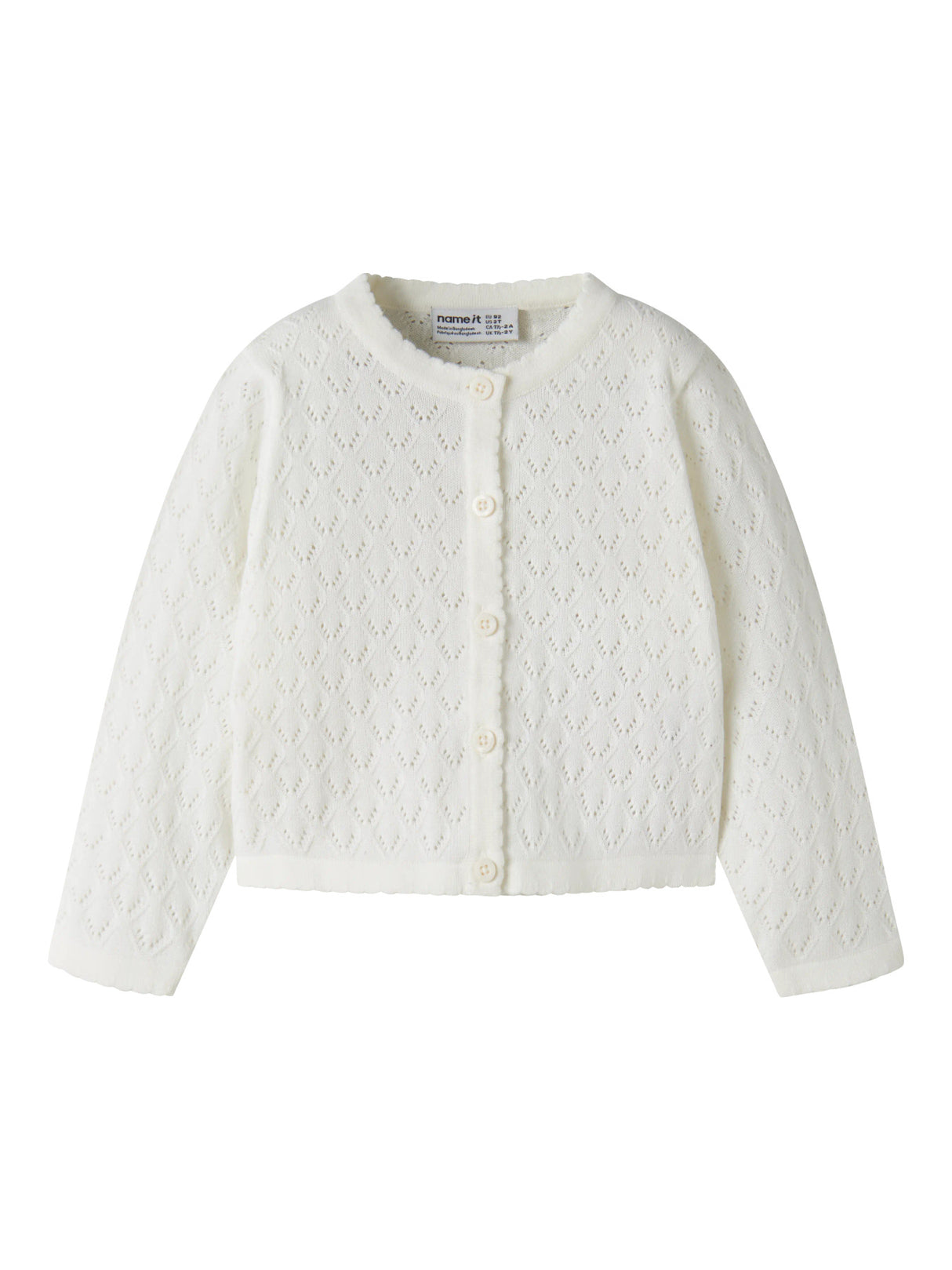 Cloud Dancer Cardigan,Striktrøje fra Name it - 13257337