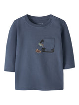Vintage Indigo Bluse fra Name it - 13257385