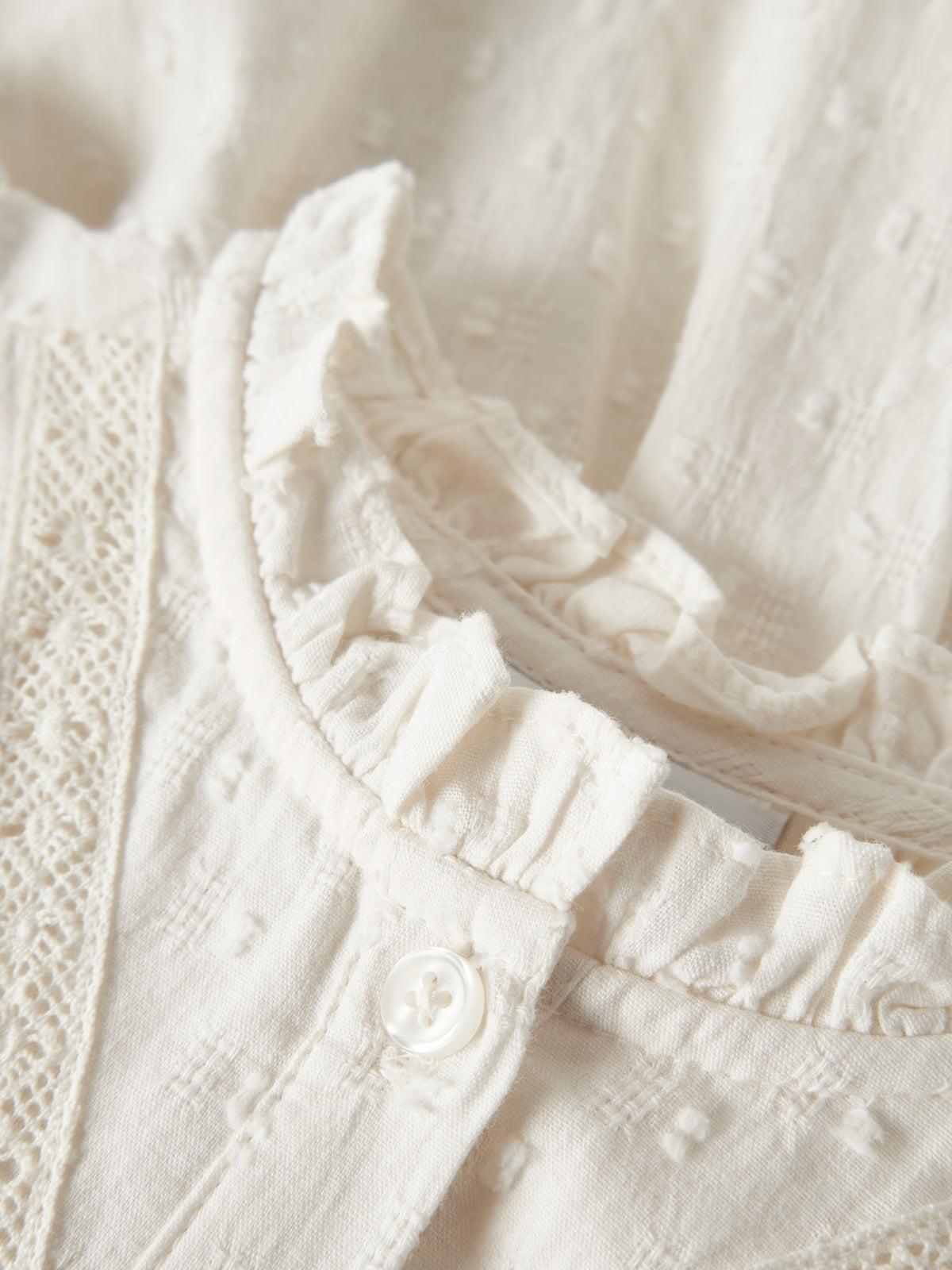 Antique White Bluse fra Name it - 13258098