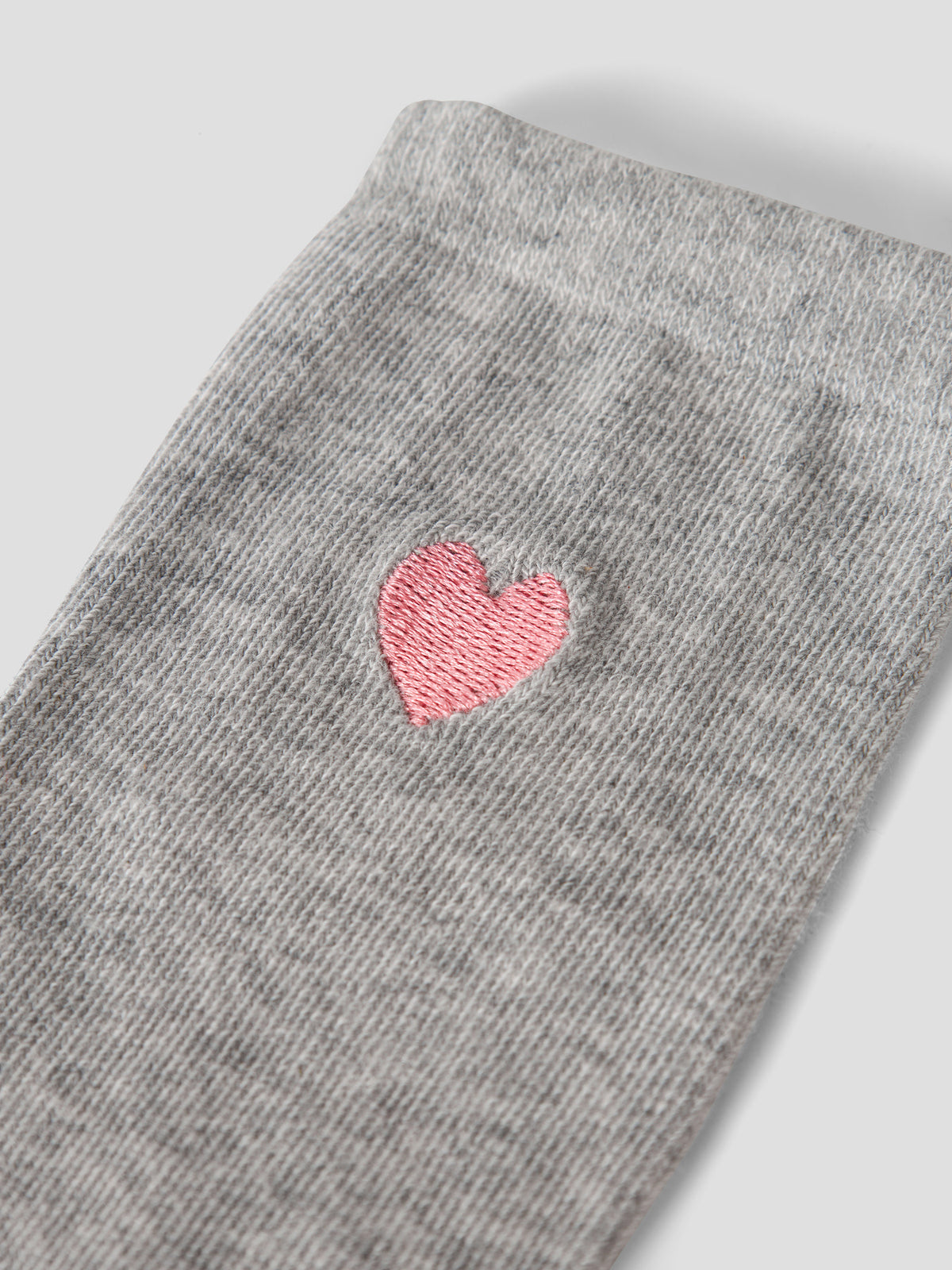 Grey Melange Embroider Heart Strømper fra Name it - 13258245