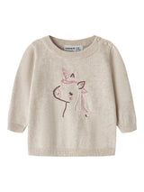 Peyote Melange Striktrøje fra Name it - 13258313