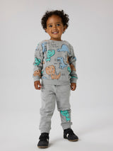 Name it Grey Melange ALL OVER PRINT Sweatshirt - 13258467