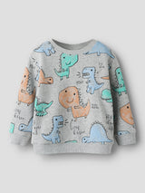 Name it Grey Melange ALL OVER PRINT Sweatshirt - 13258467