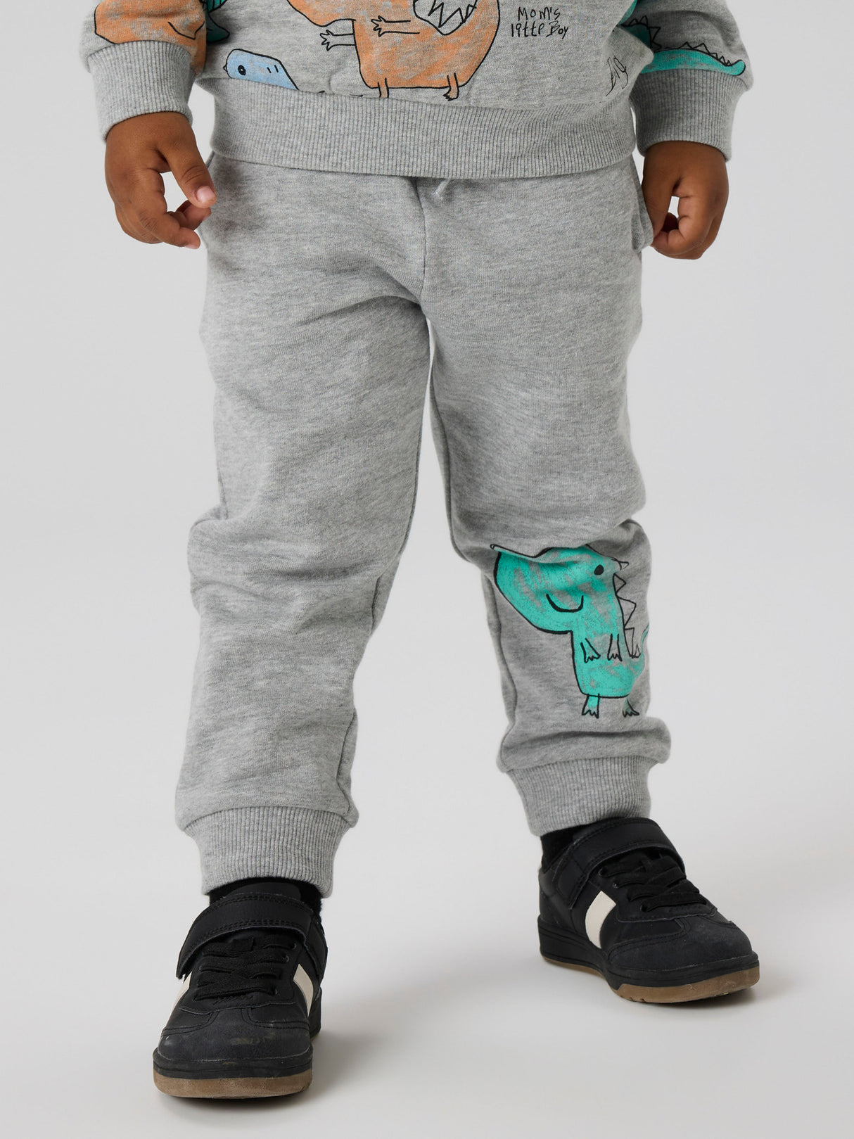 Grå - Grey Melange - Name it - Trousers - 13258469