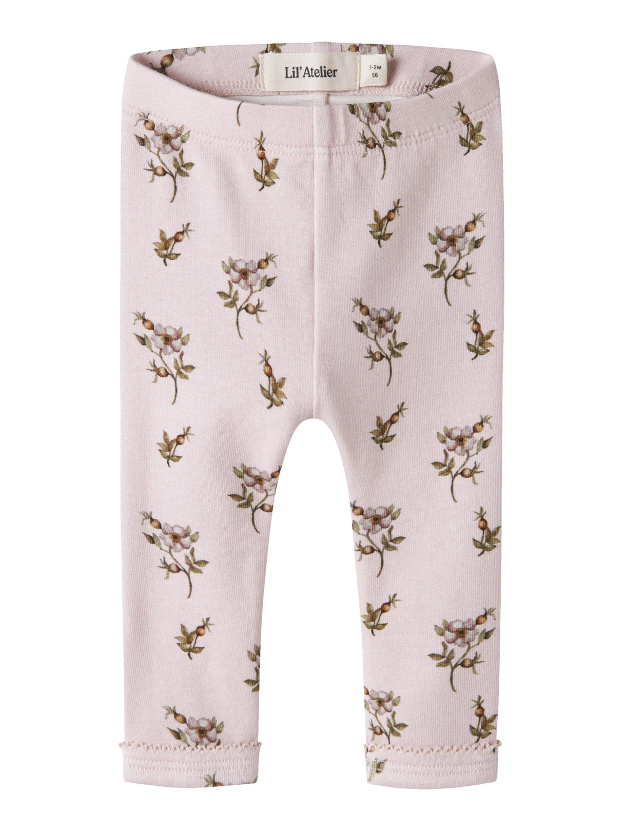 Hushed Violet APPLE ROSE Leggings fra Lil'Atelier - 13259002