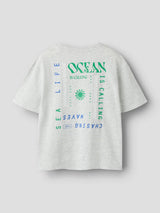 Light Grey Melange Bluse fra Name it - 13259803