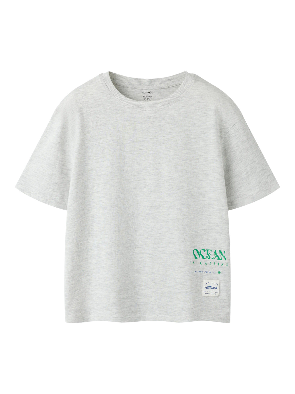 Light Grey Melange Bluse fra Name it - 13259803