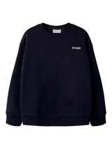 Dark Sapphire BRIGHT WHITE PRINT Sweatshirt fra Name it - 13260423