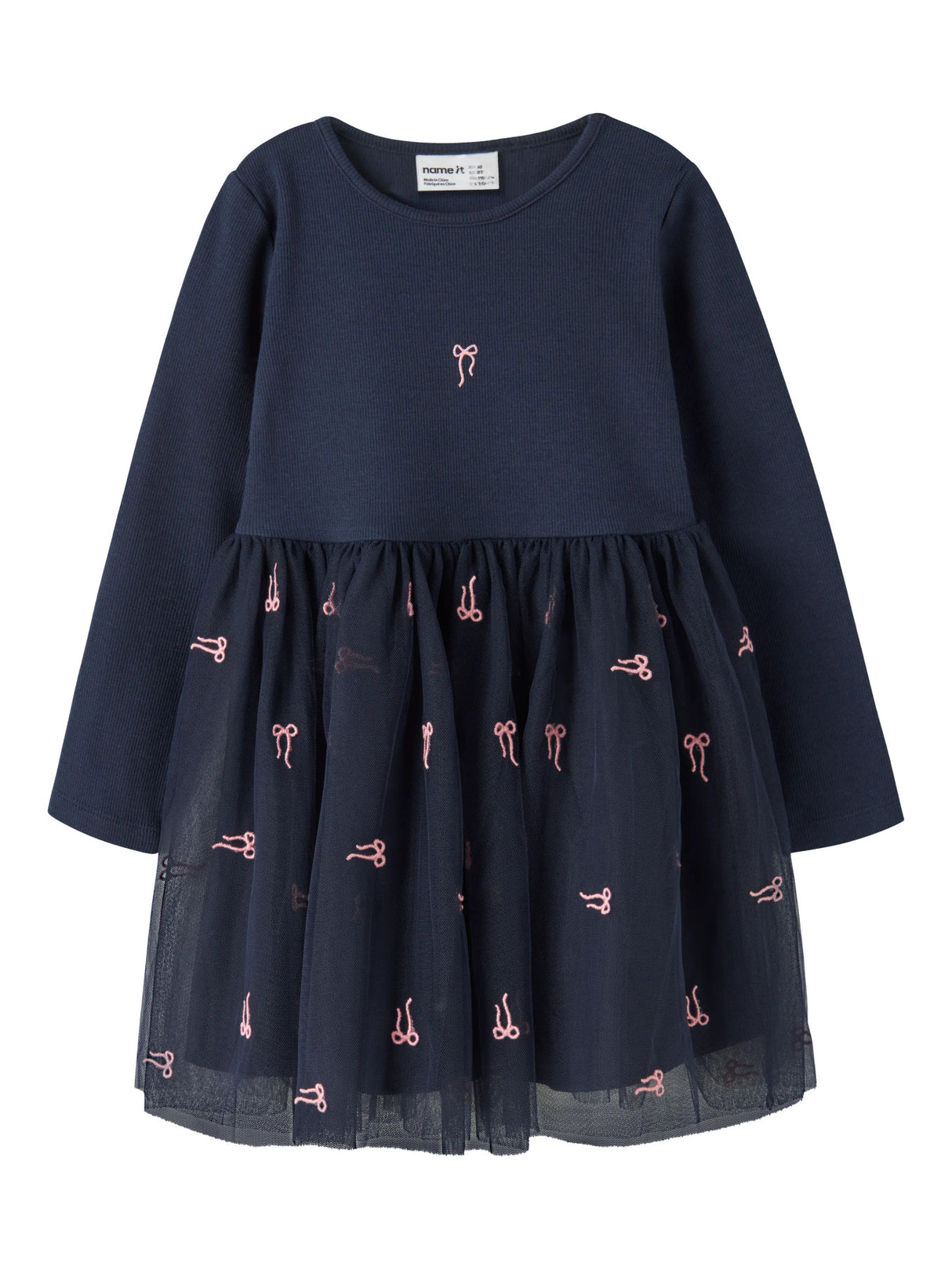 Navy Blazer BOW Kjole fra Name it - 13260647