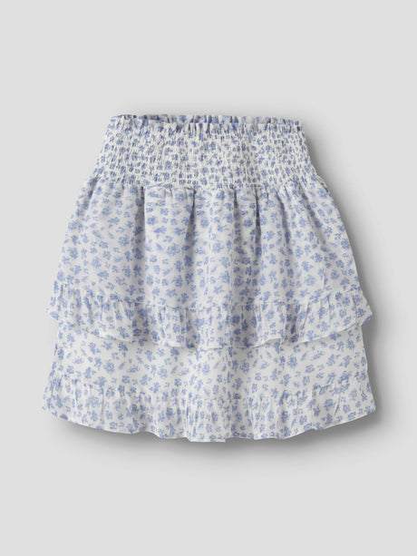 Bright White BLUE FLOWERS Nederdel fra Name it - 13261194