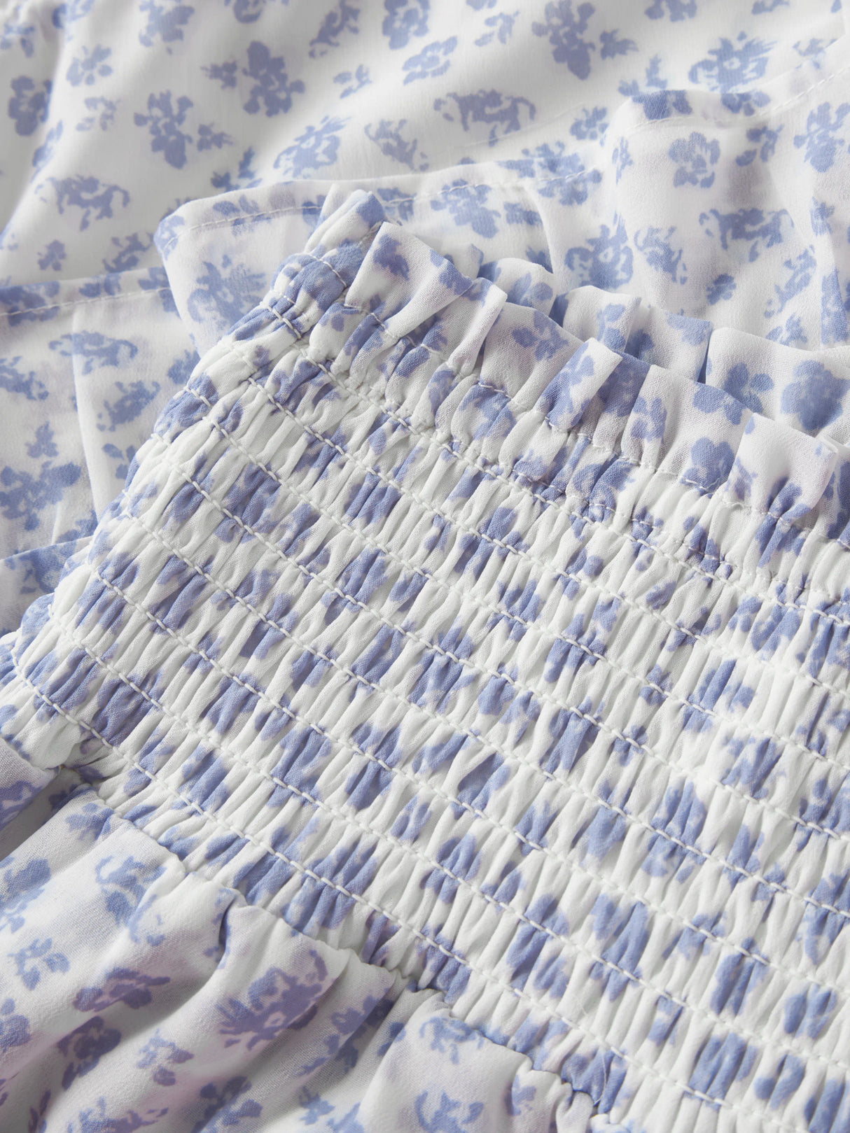 Bright White BLUE FLOWERS Nederdel fra Name it - 13261194