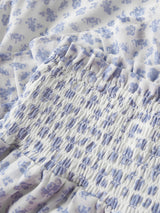 Bright White BLUE FLOWERS Nederdel fra Name it - 13261194