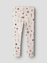 Lilac Ash Leggings med blomster fra Name it - 13261234