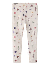 Lilac Ash Leggings med blomster fra Name it - 13261234