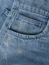 Medium Blue Denim Shorts fra Name it - 13261737