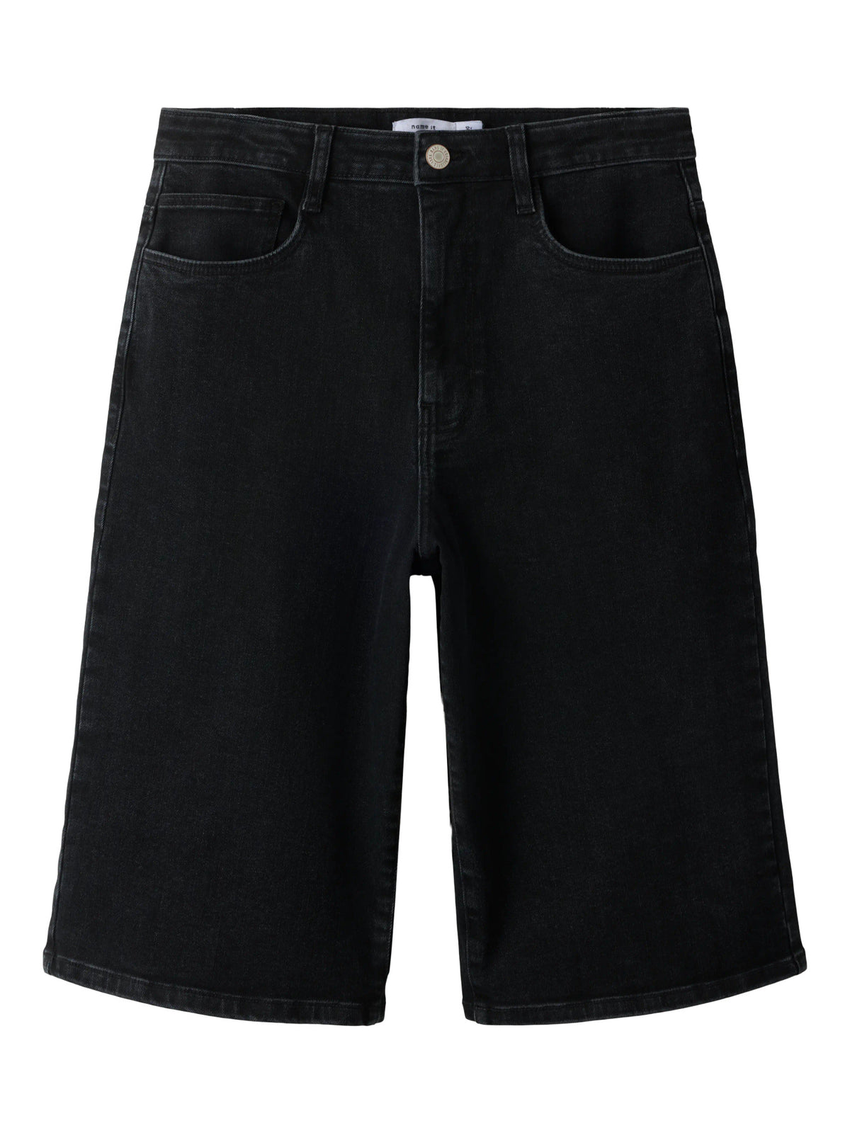 Black Denim Shorts fra Name it - 13261795