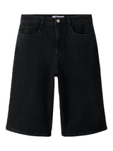 Black Denim Shorts fra Name it - 13261795