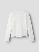 Bright White Cardigan fra Name it - 13262585