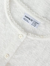 Bright White Cardigan fra Name it - 13262585