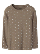 Taupe Gray Top fra Name it - 13264634