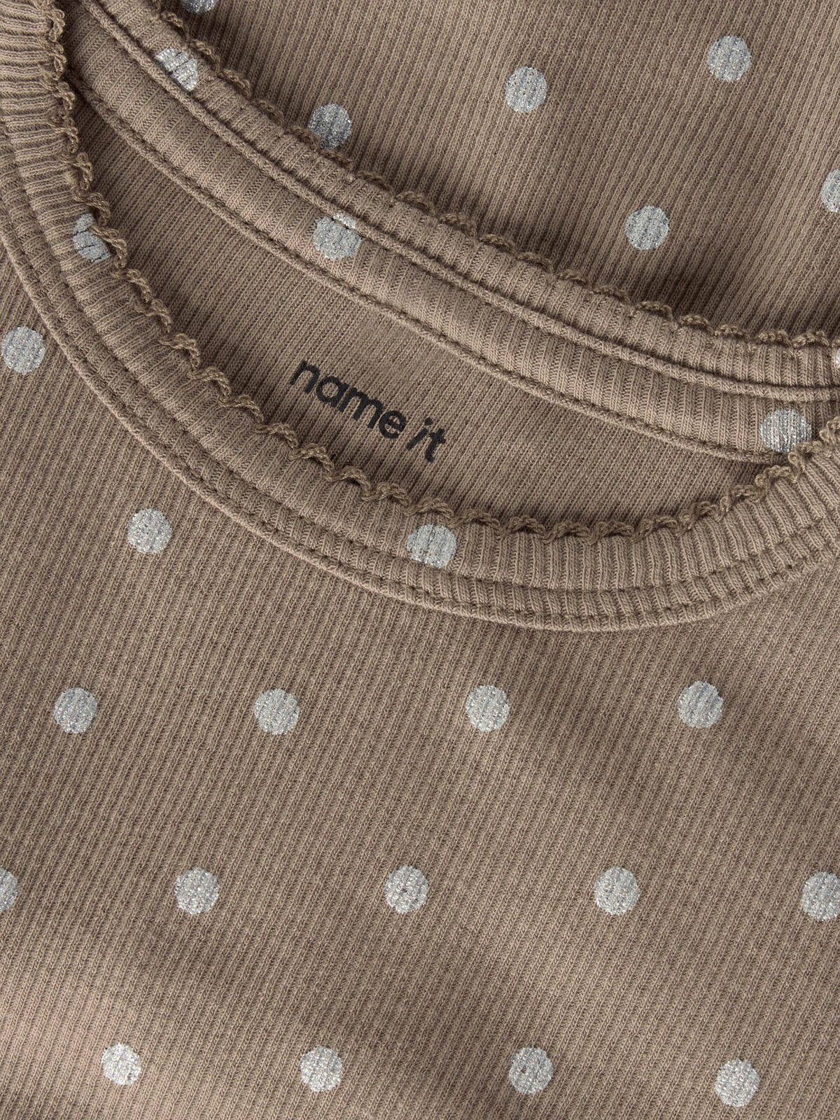 Taupe Gray Kjole fra Name it - 13264636